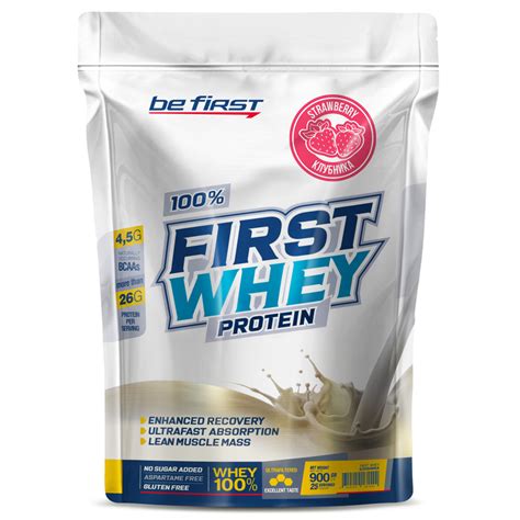 Купить 100% First Whey Protein (сывороточный протеин) 900 гр за 2 830 ...