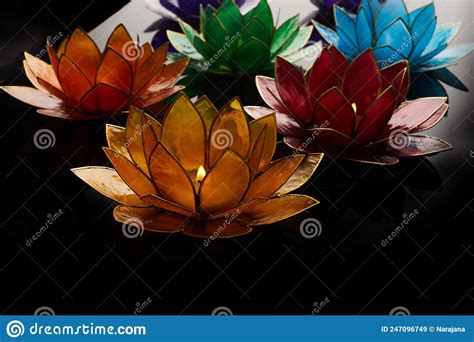 Happy Vesak Day Buddha Purnima Background Candles During Vesak Day