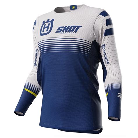 Shot MX Jersey Aerolite Limited Edition Husqvarna Blau Maciag Offroad