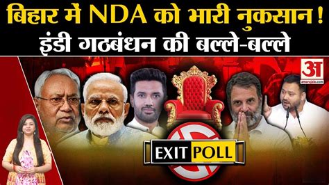 Exit Poll 2024 Bihar में Nda को भारी नुकसान India Alliance की बल्ले बल्ले। Congress Tejashwi