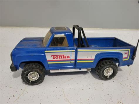 Vintage Antique Tonka Metal Toy Pickup Truck Blue Nylint Structo Buddy