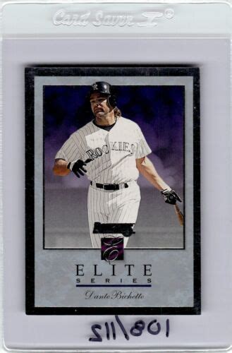 Donruss Elite Series Dante Bichette Ebay