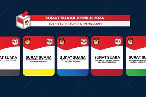 Kenali Daftar 5 Warna Surat Suara Pemilu 2024 Jangan Sampai Salah