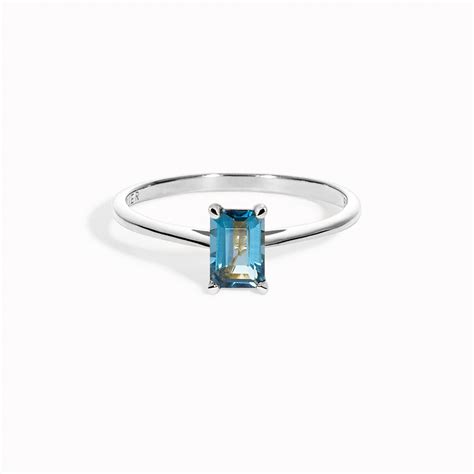 Silver London Blue Topaz Ring - Lilly | Linjer Jewelry