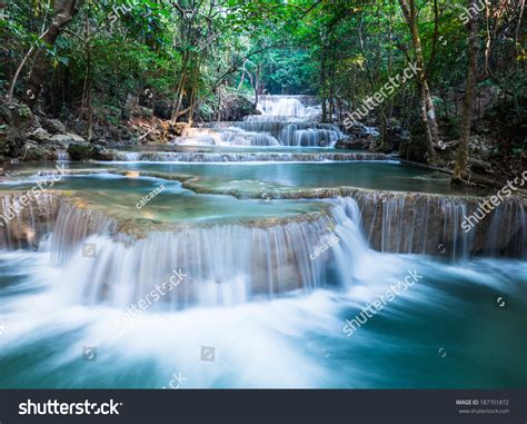 Beautiful Waterfall Huay Mae Khamin Stock Photo 187701872 | Shutterstock