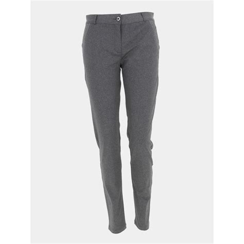 Pantalon Christina Basic Gris Femme Hbt Wimod