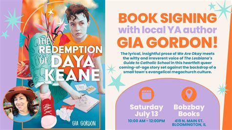 Book Signing With Local Ya Author Gia Gordon At Bobzbay Books Bobzbay