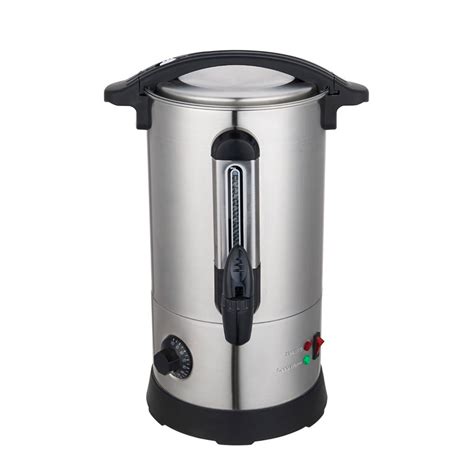 L Commercial Stainless Steel Hot Drink Water Dispenser Catering Coffee Urn Mulled Wine