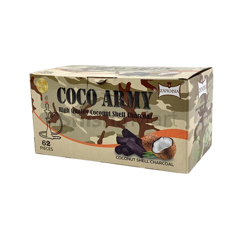 Coco Army Coconut Hexagonal Charcoal: Shop Best Prices | Shisha Mart