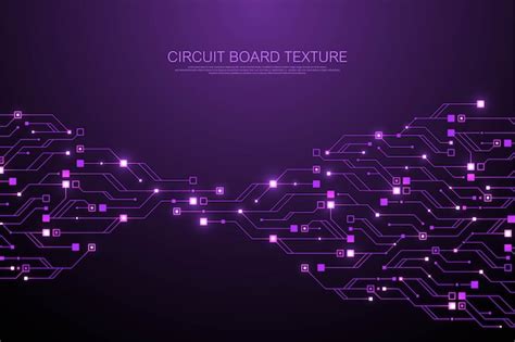 Premium Vector Technology Abstract Circuit Board Texture Background