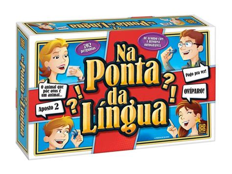 Jogo Na Ponta Da L Ngua Grow Conhecimento Tabuleiro L Ngua Portuguesa