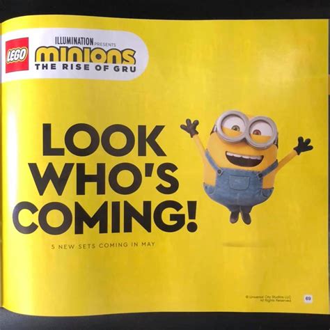 Five LEGO Minions: The Rise of Gru sets to launch in May