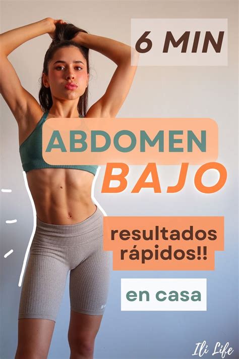 6 Min Ejercicios Abdomen Bajo Plano RÁpido Rutina De Abdomen En Casa SÚper Efec