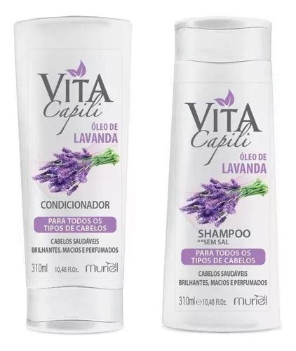 Kit Shampoo E Condicionador Muriel Vita Capili Lavanda Ml Mercadolivre