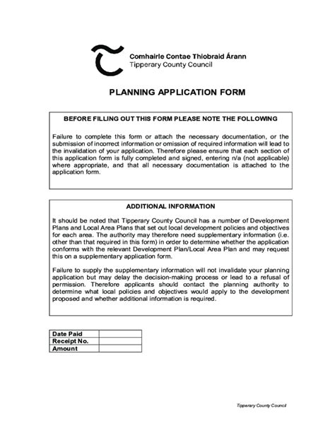 Fillable Online Full Planning Application Form Fax Email Print PdfFiller