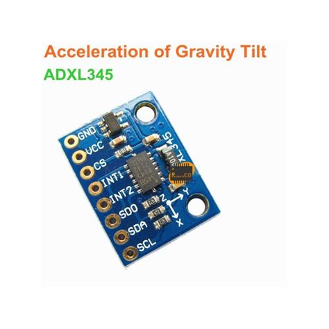 Adxl345 Digital Three Axis Acceleration Of Gravity Tilt Module