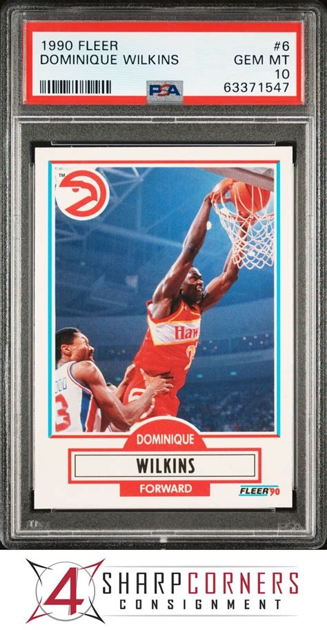 Fleer Dominique Wilkins Hawks Hof Psa Ebay