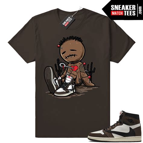 Travis Scott 1s Matching Tee Shirt Jordan Match Clothing Shop