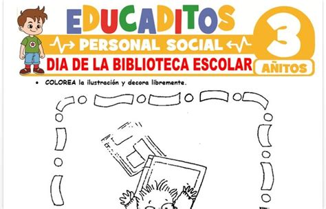 D A De La Biblioteca Escolar Para Ni Os De A Os Educaditos