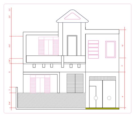 Free Editable Elevation Plan Examples And Templates Edrawmax