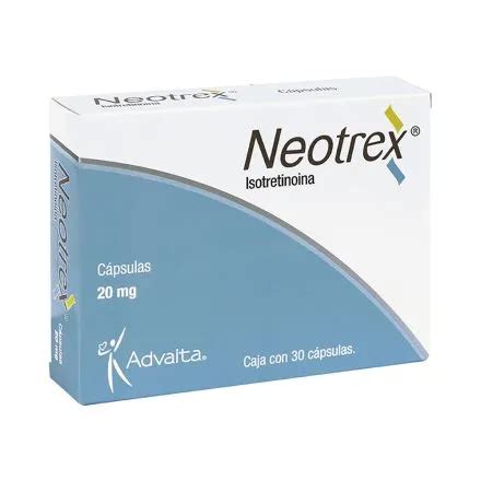 Neotrex 20 mg con 30 cáps