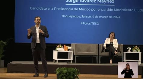 ¿cuáles Son Las Propuestas De Jorge Álvarez Máynez Rumbo Al Primer