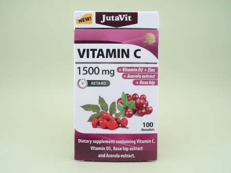 Vitamina C 1500 Mg Vitamina D3 Zinc Extract De Acerola Macese