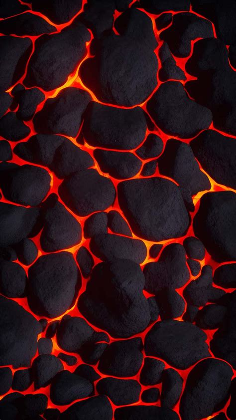 Red Lava Stones IPhone Wallpaper 4K IPhone Wallpapers Wallpaper Download | MOONAZ