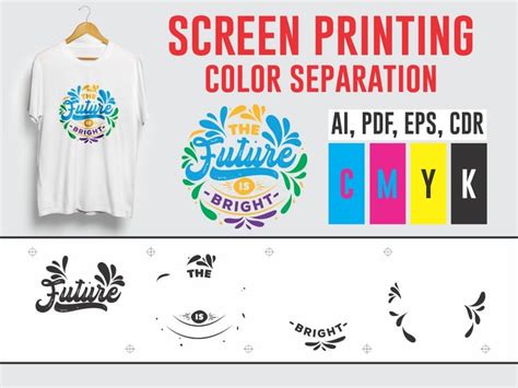 Color Separation For Screen Printing Print Ready CMYK File Upwork