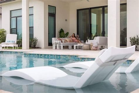 In-Pool Sun Lounger - White | Ledge Lounger | Australian Made Shop Now ...