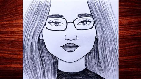 Como Dibujar Una Chica Con Lentes Tutorial De Dibujo A Lapiz Sencillo Sexiz Pix