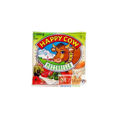 Buy Online Happy Cow Mozzarella Cheese 200 Gm At