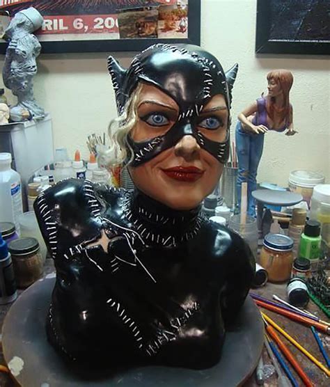 Catwoman Bust 3d Print Model By 3dmodeldesigner