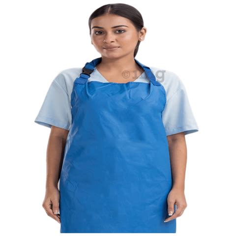 Agarwals Reusable Waterproof Front Apron For Hospital And Home Use Tie