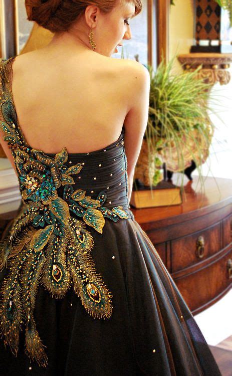 Peacock Inspired Dress Gorgeous Peacock Dress Dresses High