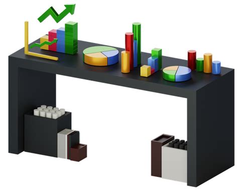 Business Analysis 3d Illustration Download In Png Obj Or Blend Format