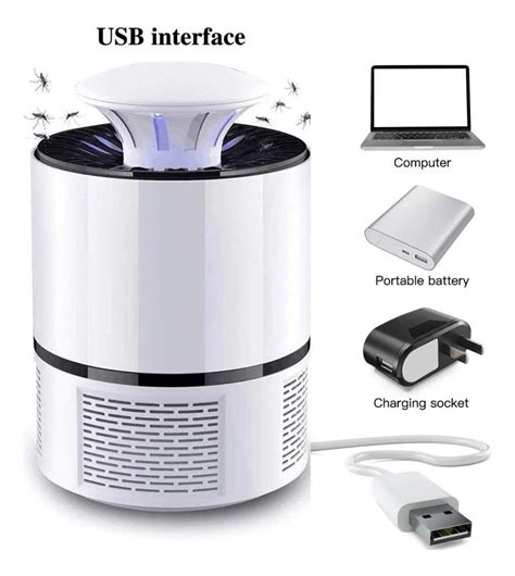 Armadilha Lumin Ria Mosquito Pernilongo Inseto Led Usb Uv