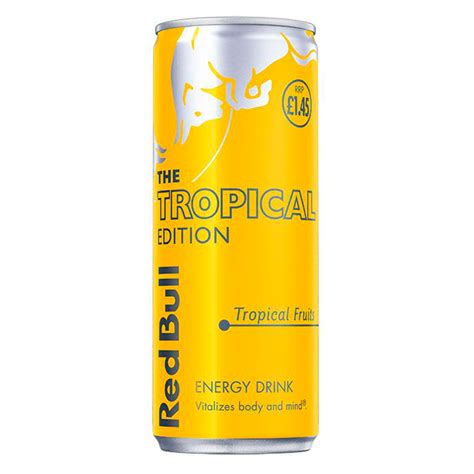 Red Bull The Tropical Edition Tropical Fruits Energy Drink 250ml