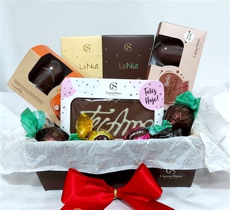 Cesta Kit 15 Chocolates Cacau Show Dia Dos Namorados Frete grátis