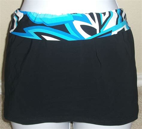 Nwt Genuine Bamboo Swimsuit Skirted Bikini Bottom Pant Size L Xl Ebay