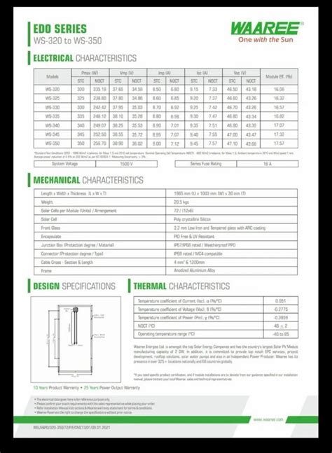 Waaree Polycrystalline Module Wp V At Rs Watt In Lucknow