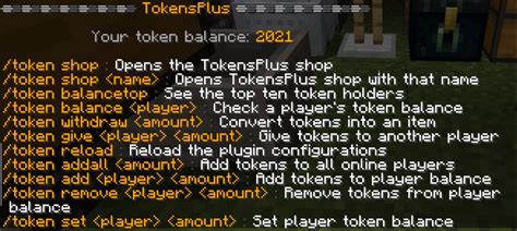 TokensPlus | SpigotMC - High Performance Minecraft