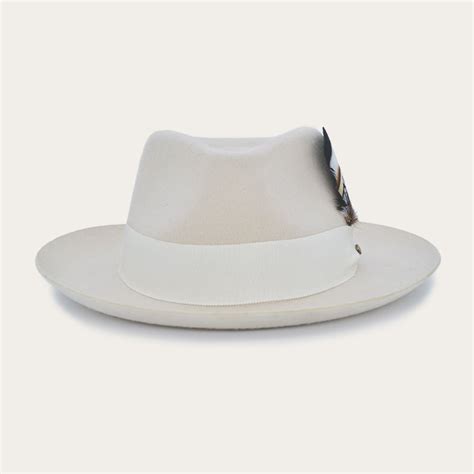 White Fedora Hat With White Band For Women & Men - Savana Hat