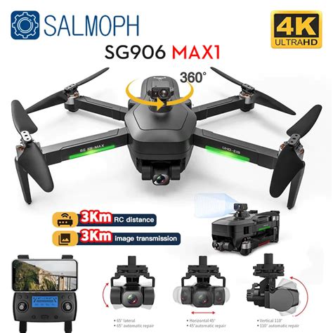 SG906 MAX 1 Pro 2 Professional FPV 4K Camera Drone With 3 Axis Gimbal