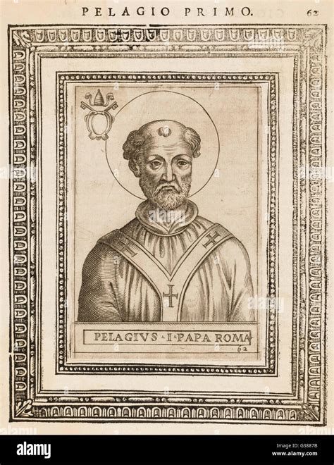 Pope Pelagius I Stock Photo Alamy