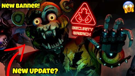 New Official Fnaf Security Breach Banner New Update Youtube