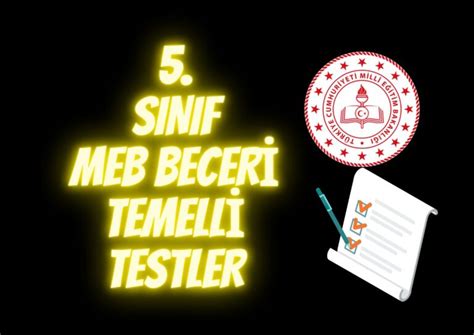 Sinif Meb Becer Temell Testler Fenus B L M