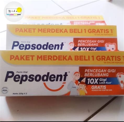 Pepsodent Pasta Gigi Isi 2 X 225 Gr Lazada Indonesia