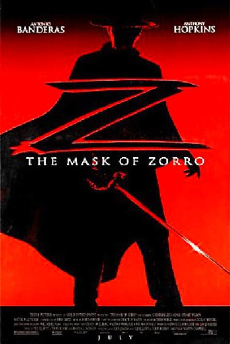 The Mask of Zorro Original 1998 U.S. One Sheet Movie Poster ...