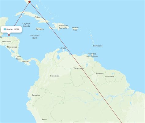 All Flight Routes From Roatan To Brasilia Rtb To Bsb Flight Routes